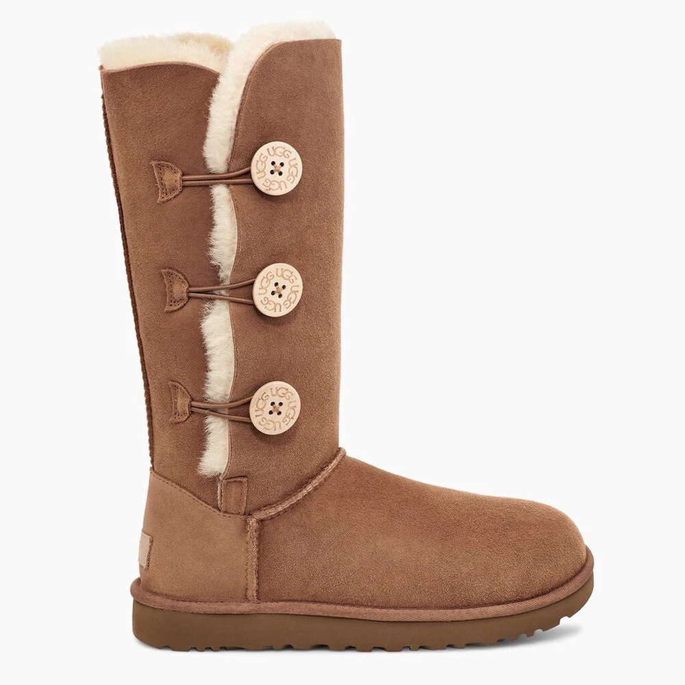Ugg Bailey Button Triplet Boot Chestnut - image 1